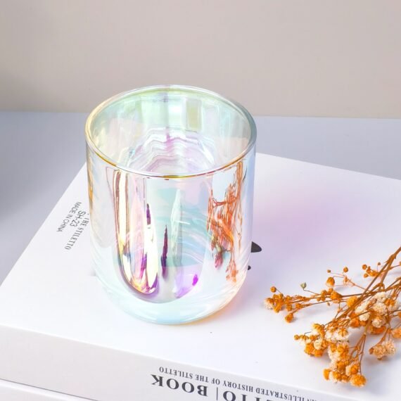 Iridescent Candle Jar